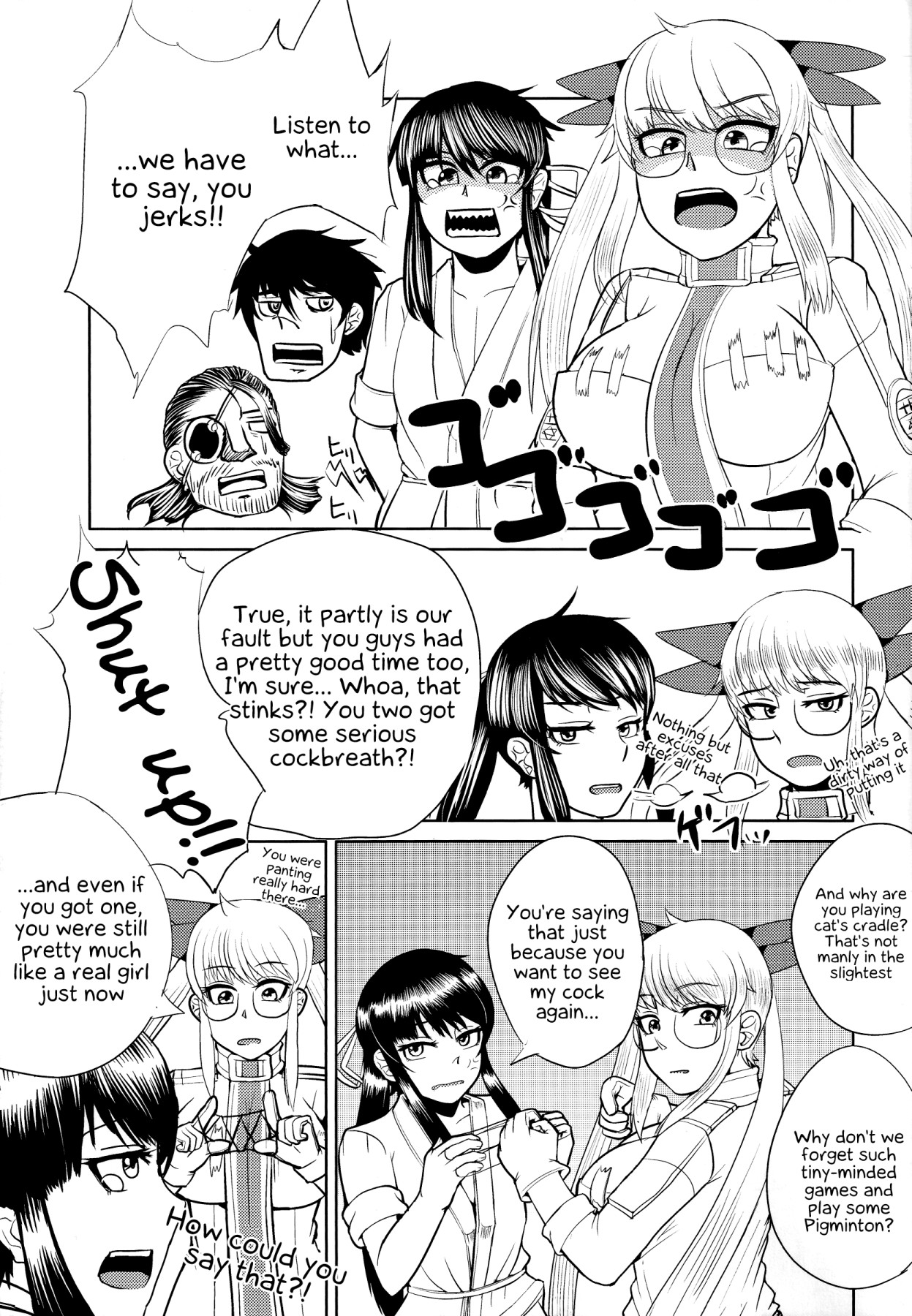 Hentai Manga Comic-Drifting Along, Yoichi and Boobieinu End Up Being Ravaged by Toyotoyo and Nobunobu-Read-26